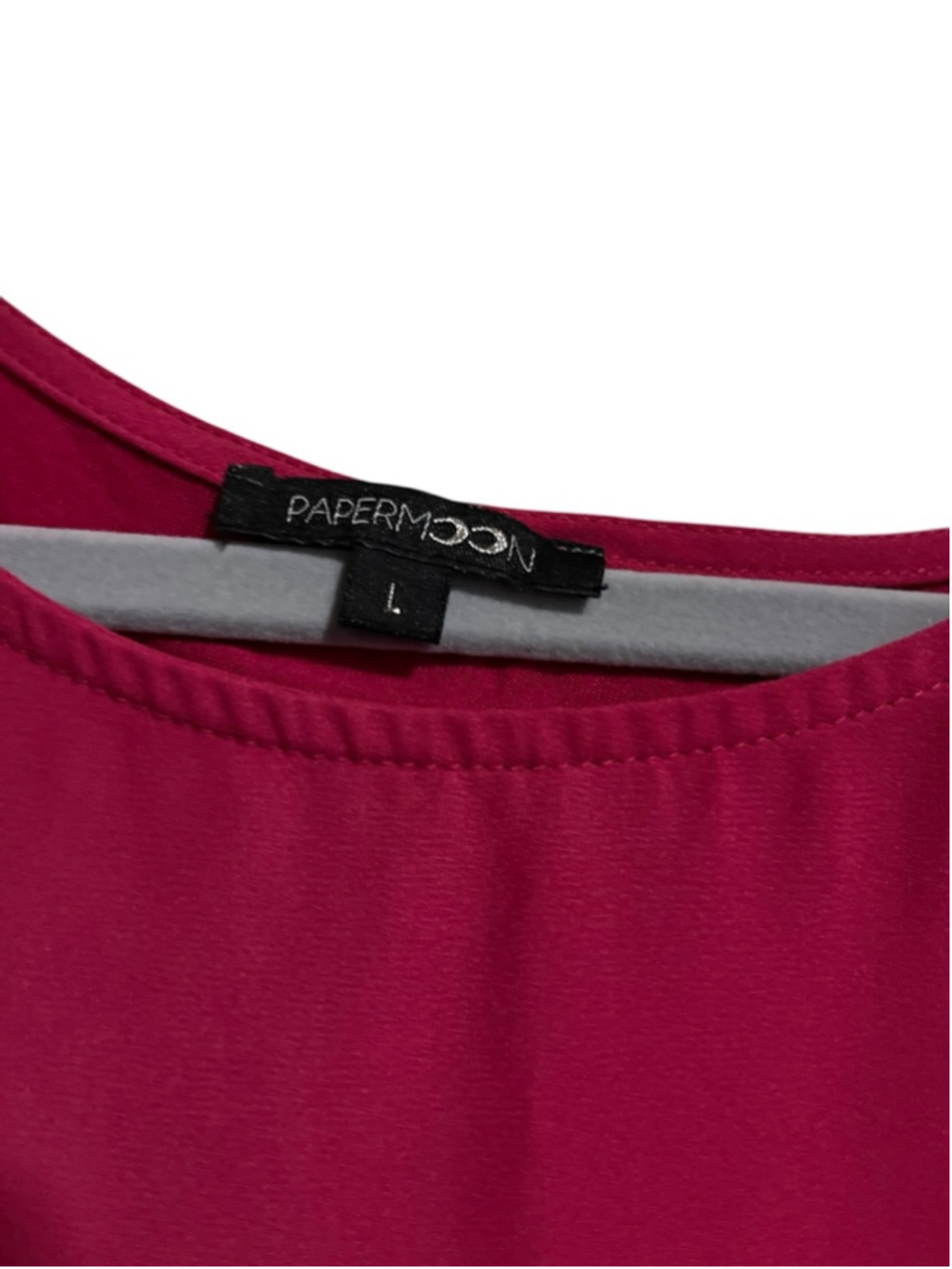 EUC Women's PAPERMOON Fuchsia Blouse L - Picture 4 of 7